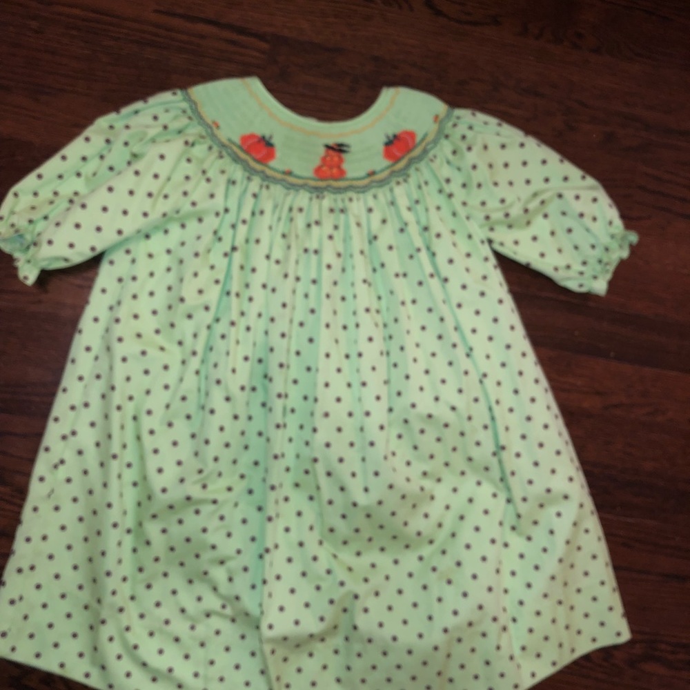 Smocked bishops dress
